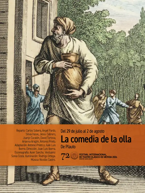 Cartel La comedia de la olla - Festival de Merida 2026