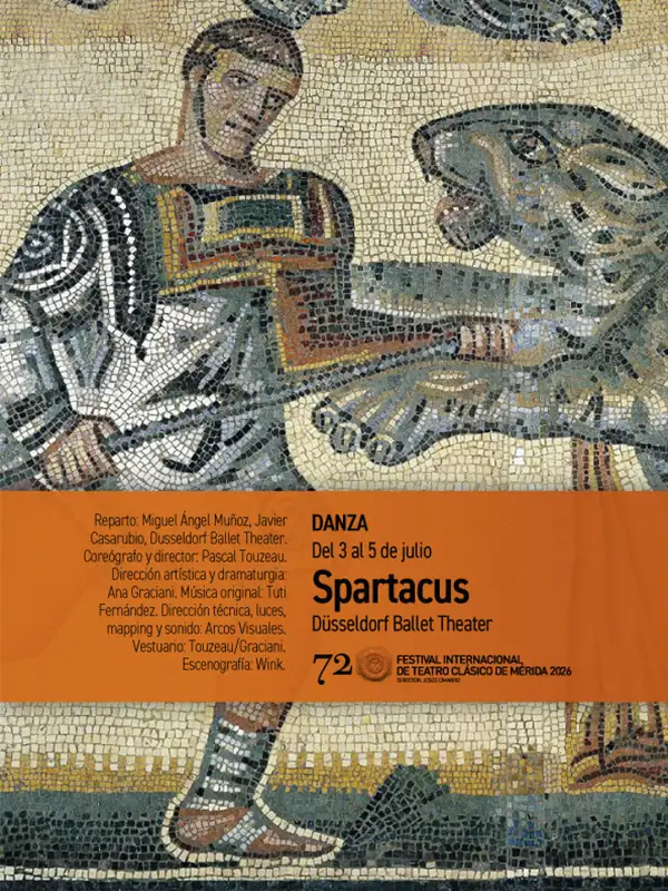 Cartel Espartacus - Festival de Mérida 2026
